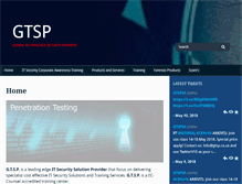 Tablet Screenshot of gtsp.co.za